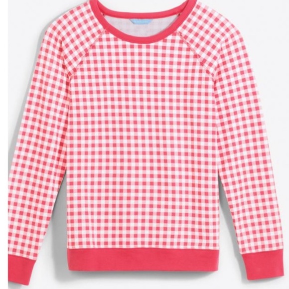 DRAPER JAMES NATALIE SWEATSHIRT IN GINGHAM - Picture 4 of 9